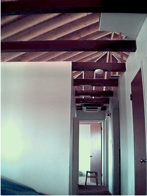 interior, down the hallway